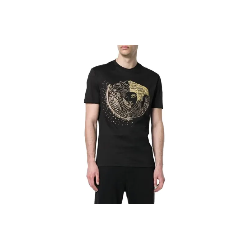 VERSACE SS23 T Shirt Men's Black-1