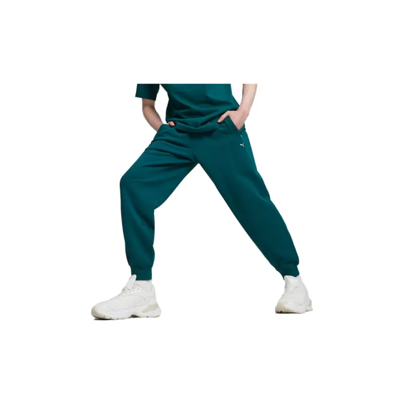 PUMA MMQ Casual Pants Unisex Peacock Stone Color-4