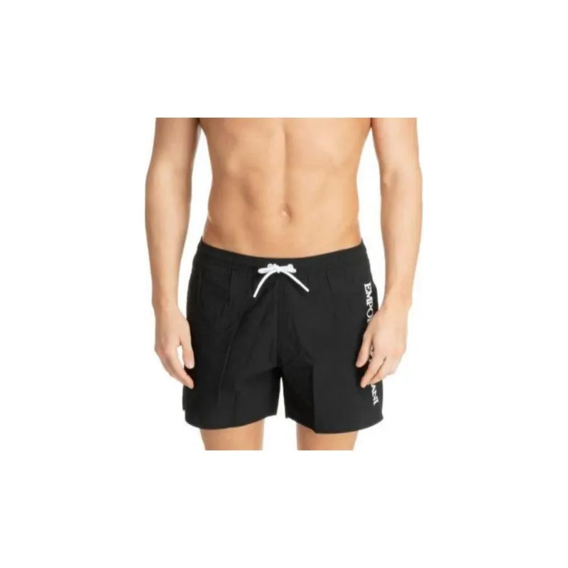 EMPORIO ARMANI Logo Printed Drawstring Swim Shorts-2
