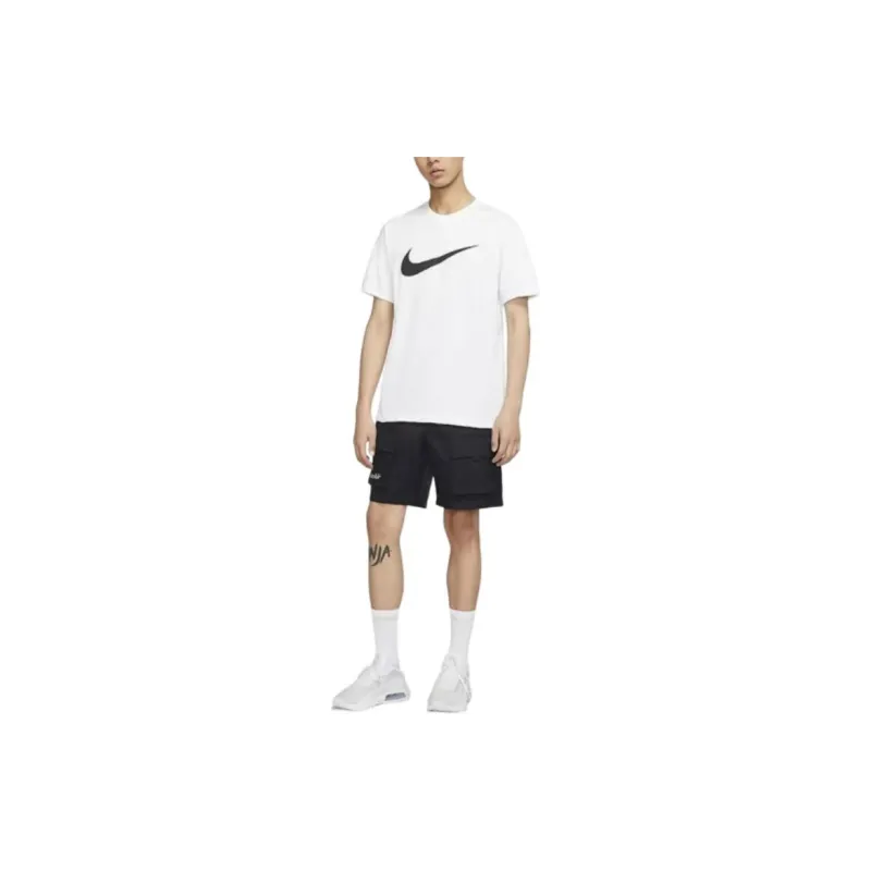 Nike Casual Sportswear Unisex Set White Top+Black Shorts-2