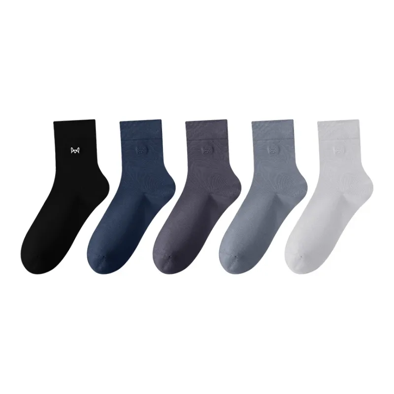 MIIOW Mid Calf Socks Men's 5 Pack-36