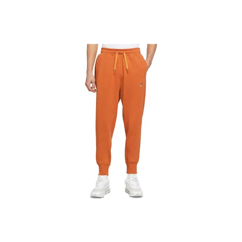 Nike Knitted Sweatpants Men Orange-3