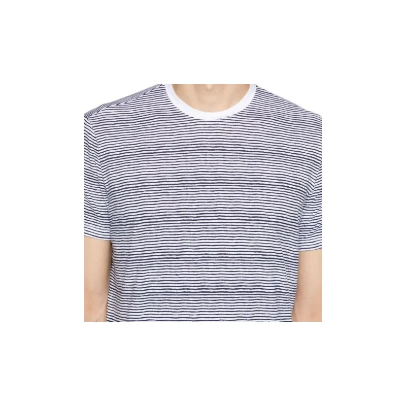 Majestic Filatures Striped Crew-neck T-shirt-4