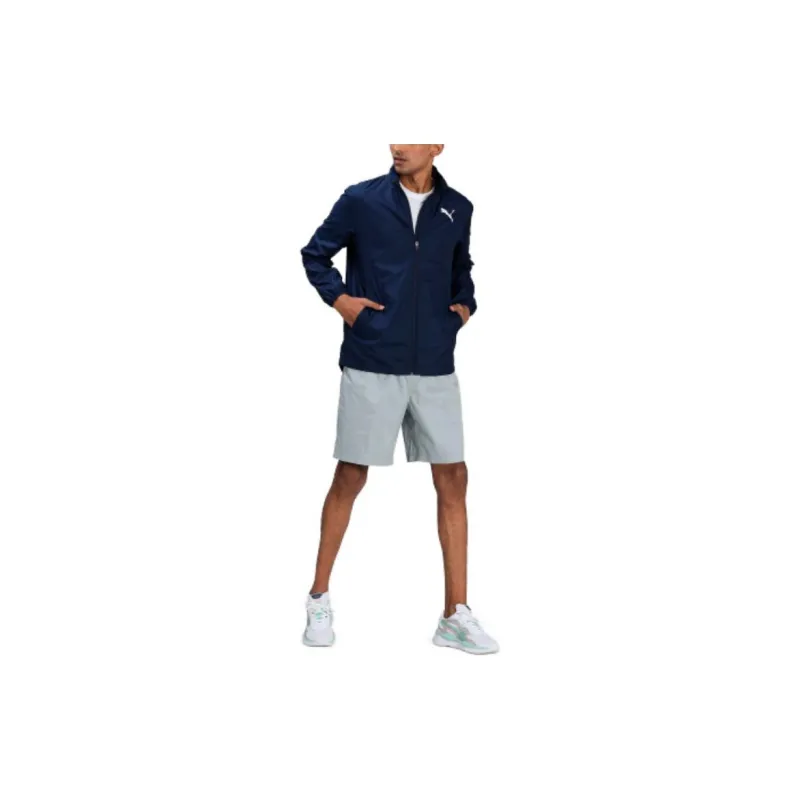 PUMA Cloudspun Heather Jackets Men Blue-3