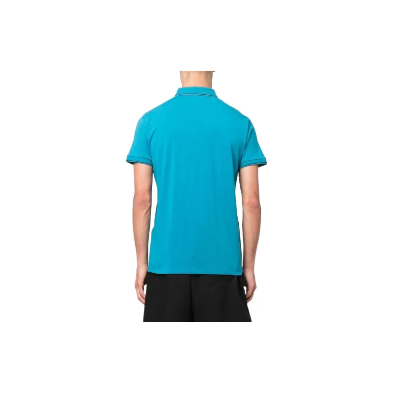 ARMANI EXCHANGE Polo Shirts Men Blue-2