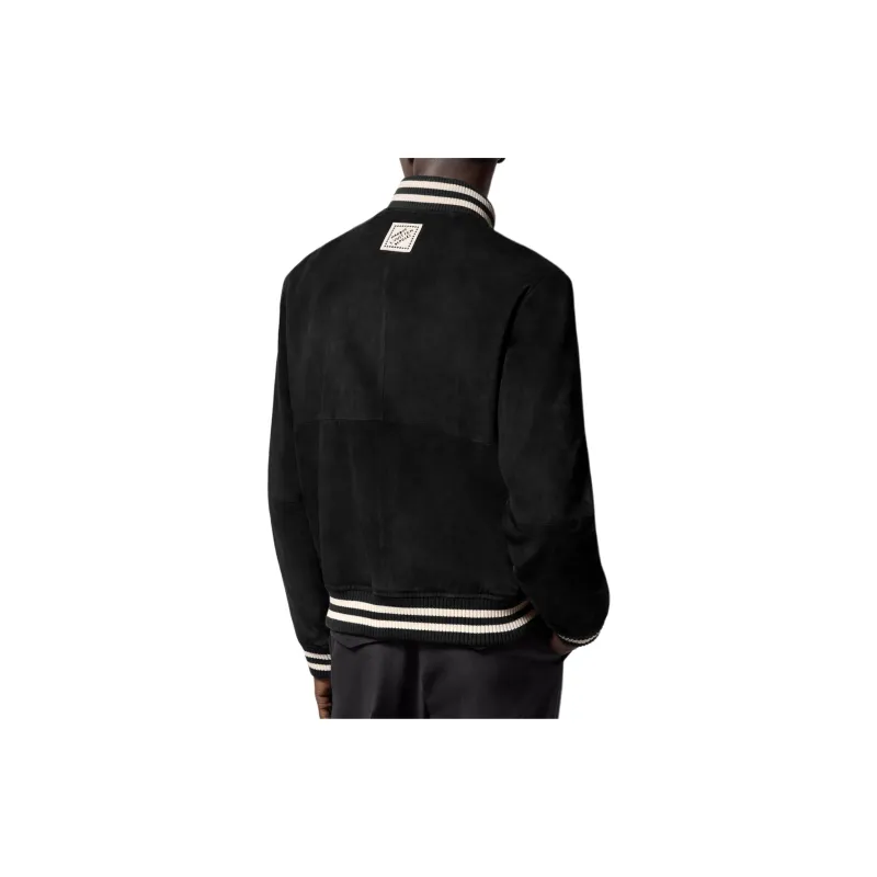 Lv Embellished Lambskin Bomber Blouson-4