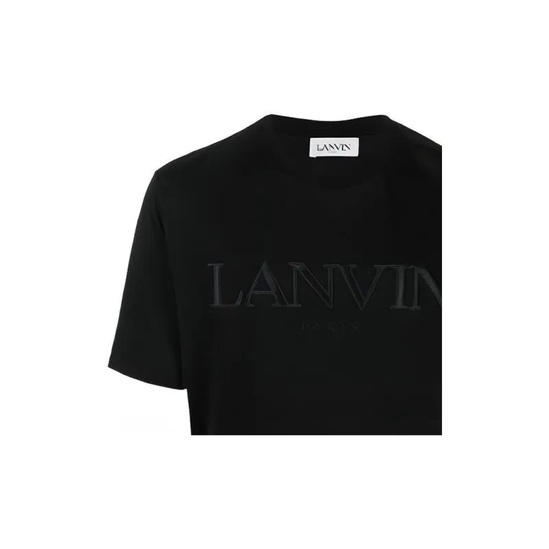 Lanvin Tonal Embroidered T Shirt-4
