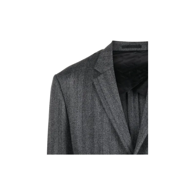 VERSACE Business Suits Men Gray-5