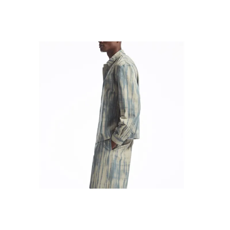 COS x TABATA SHIBORI Jackets Coats Men's Beige/Blue-3