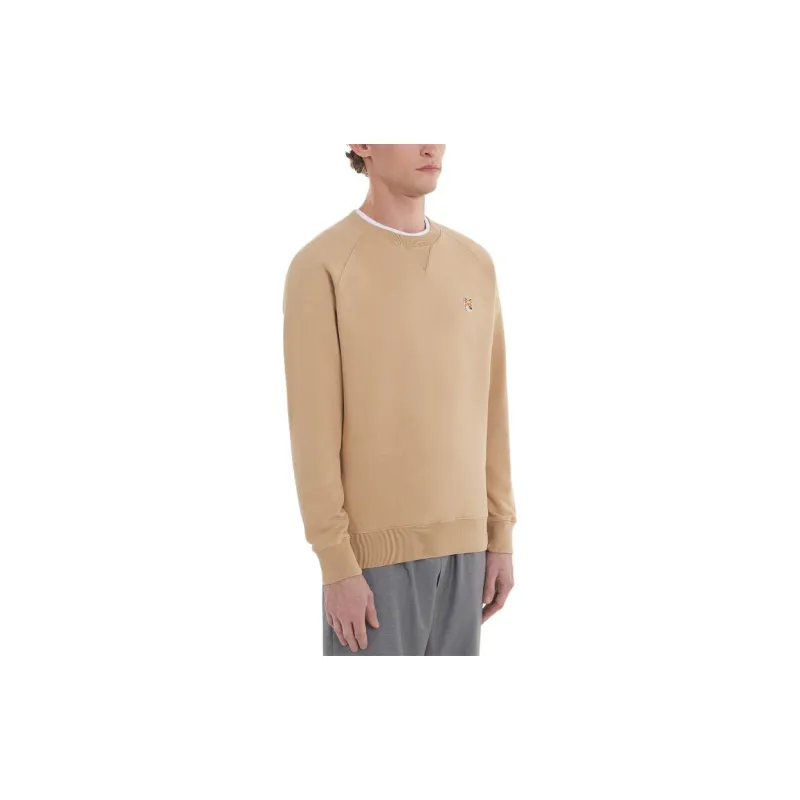 Maison Kitsune Sweatshirts Men Beige-3
