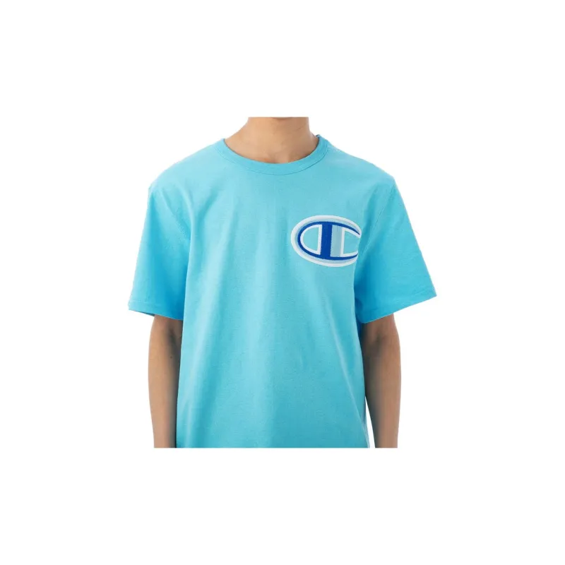Champion T Shirts Unisex Sky Blue-3