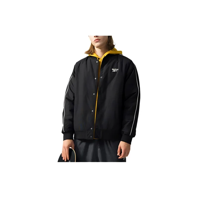 Reebok Stand Collar Sports Jackets & Coats Unisex Black-3
