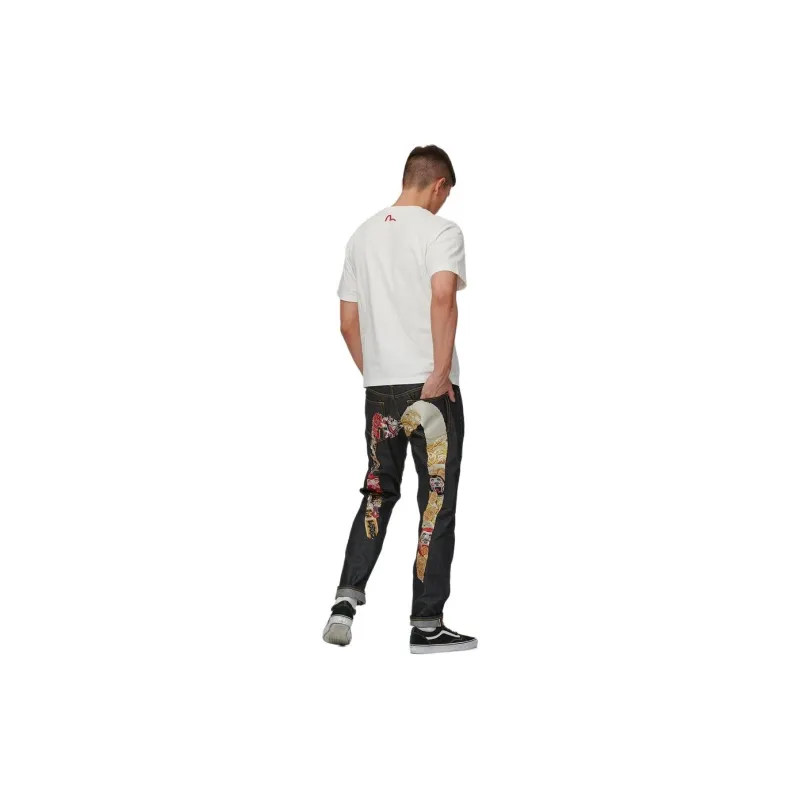 EVISU T-Shirts Men White-5