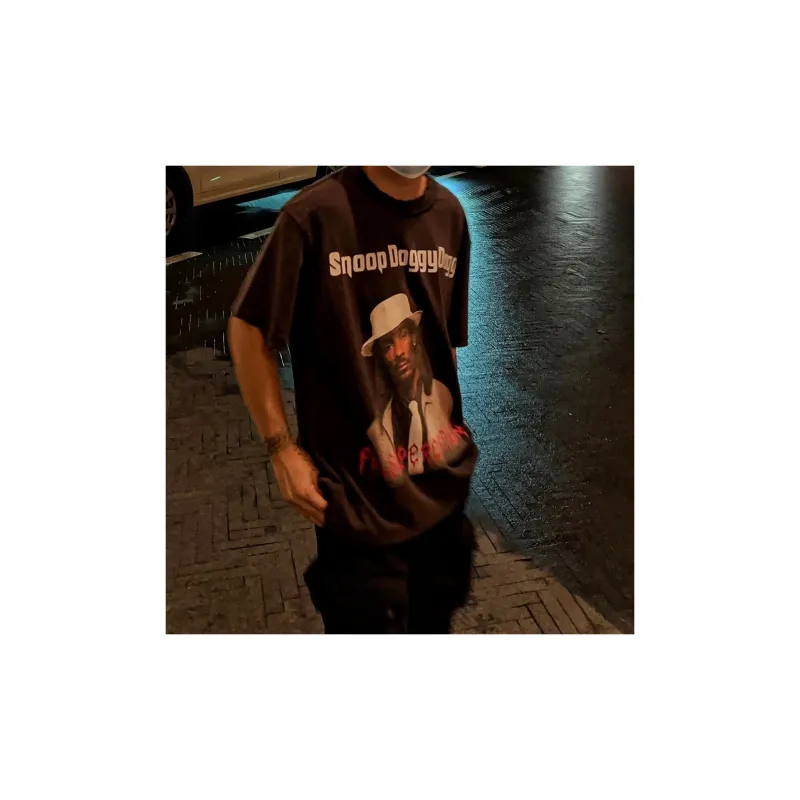 False Perception SS23 Crew Neck Loose Fit Straight Short Sleeved T Shirt Unisex Black-2