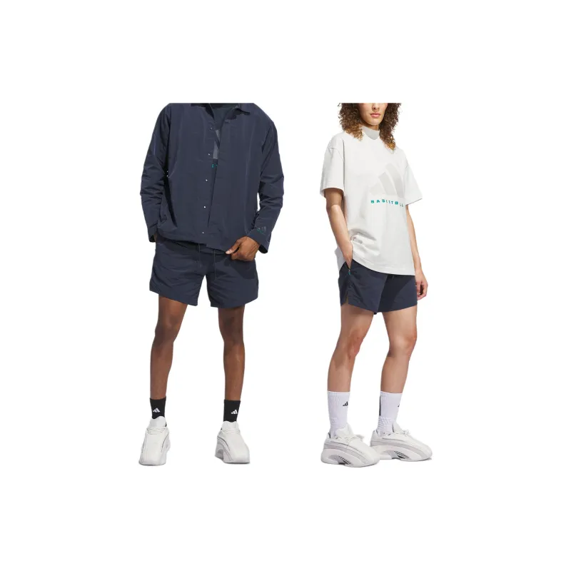 adidas BASKETBALL COLLECTION CHAPTER 03 Woven Shorts Blue-1