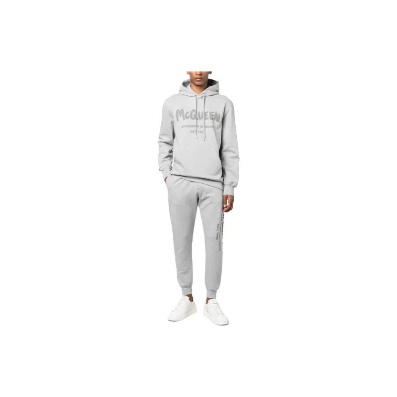 Alexander McQueen Logo Printed Drawstring Sweatpants-1