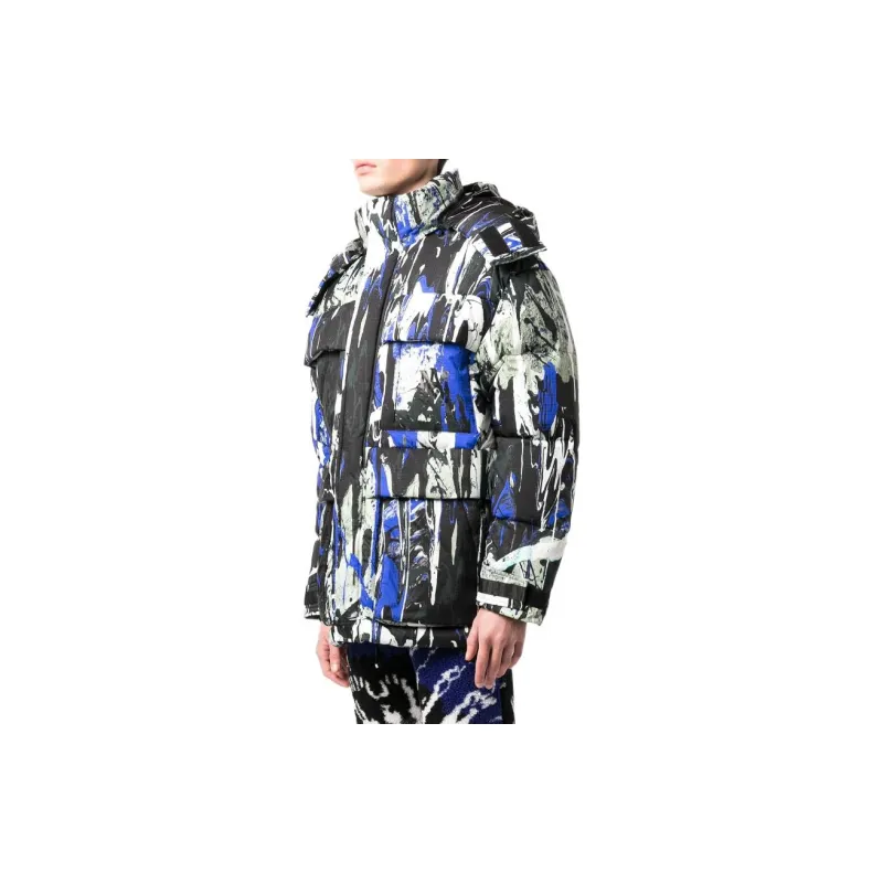 AMIRI Splatter 3/4 Down Puffer-2