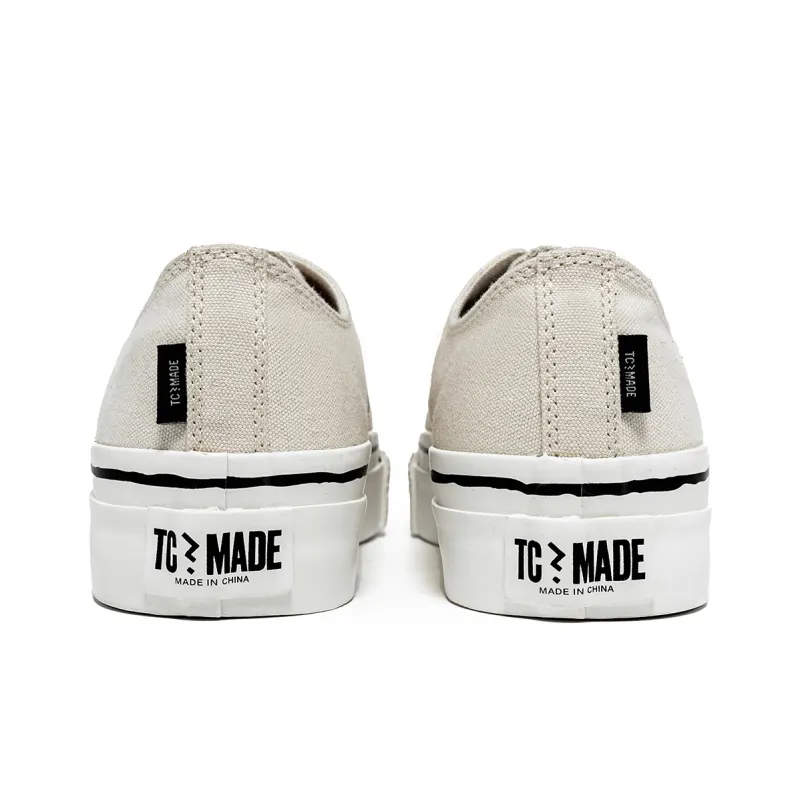 TC Low-Top Canvas Shoes Unisex White-4