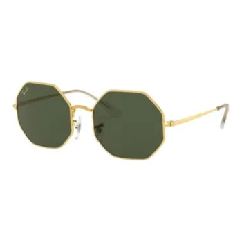RayBan Subject To Official Website Irregular Shape Sunglasses Unisex Gold