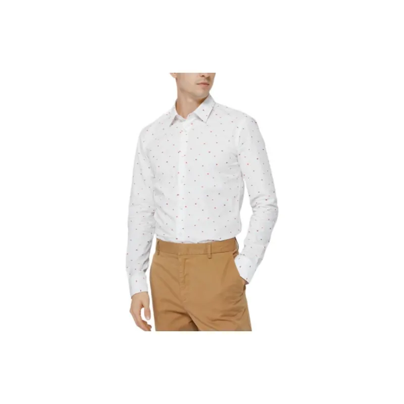 HUGO BOSS Shirts Men White-3