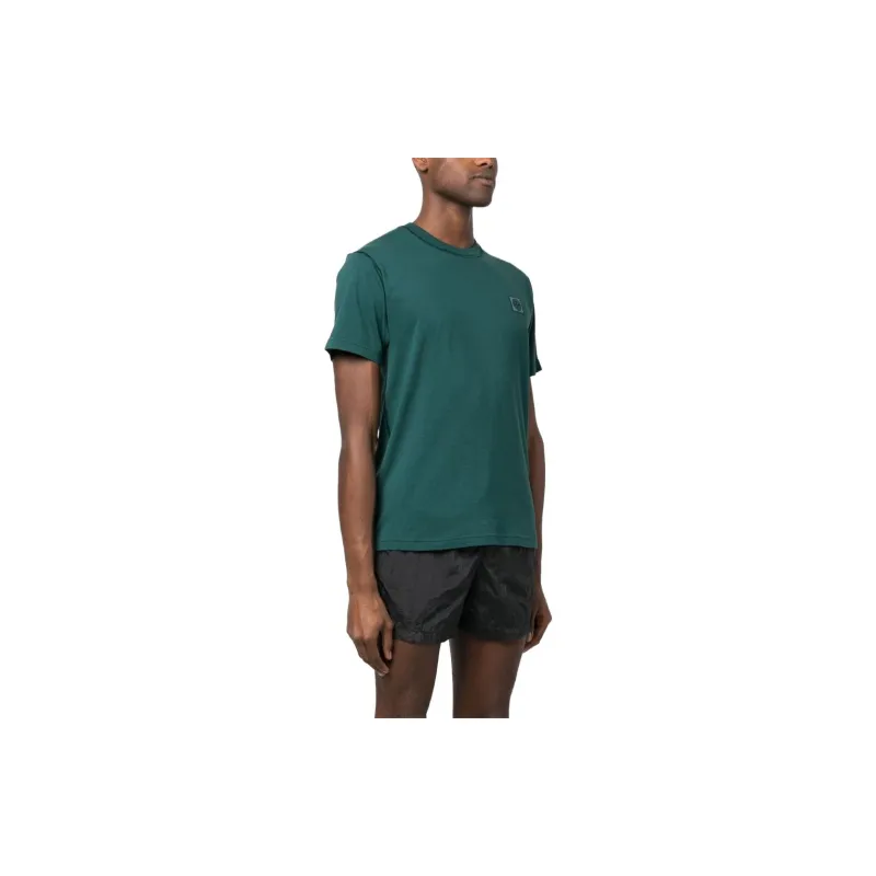 STONE ISLAND Compass patch Cotton T shirt-3