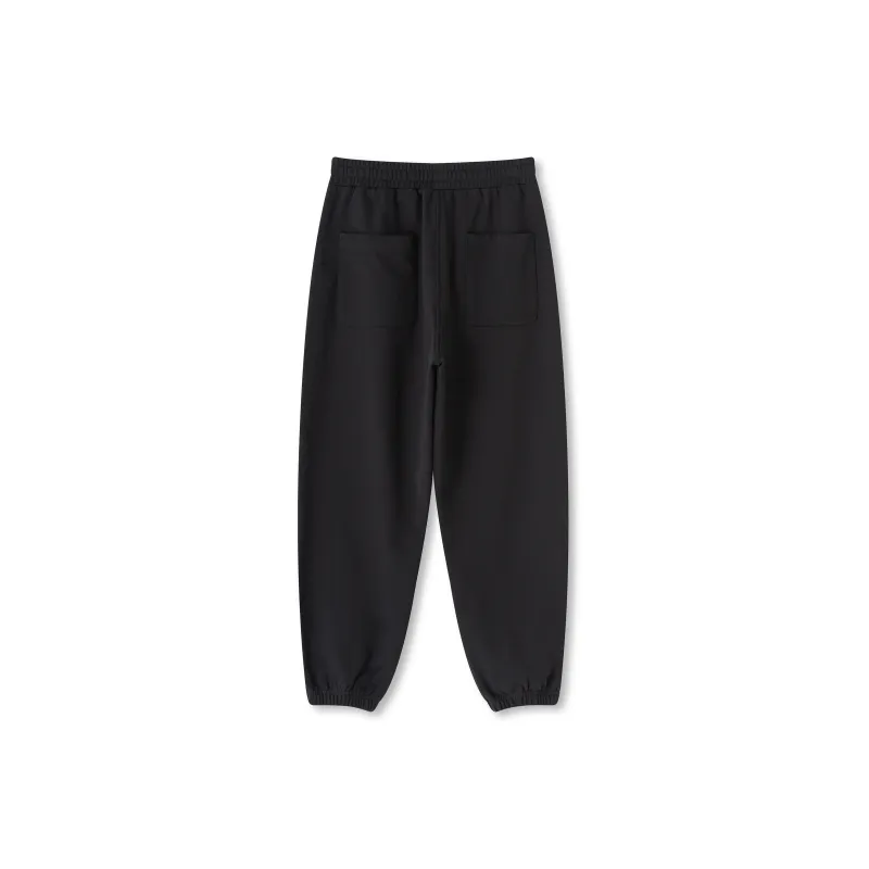 CHOUCHOUS Casual Pants Unisex Black-1