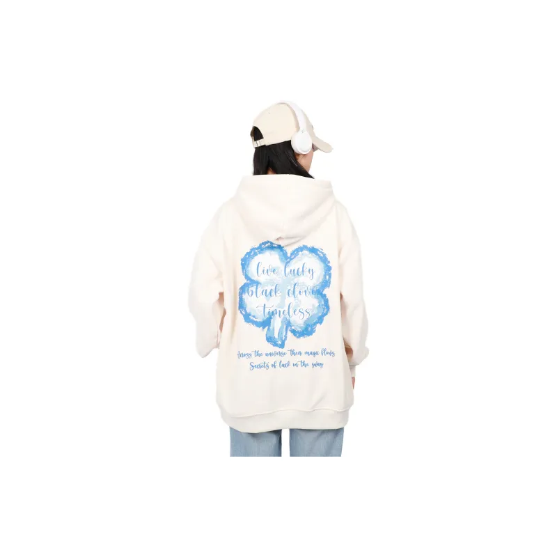 BLACK CLOVER Hooded Pullover Sweatshirt Unisex-7