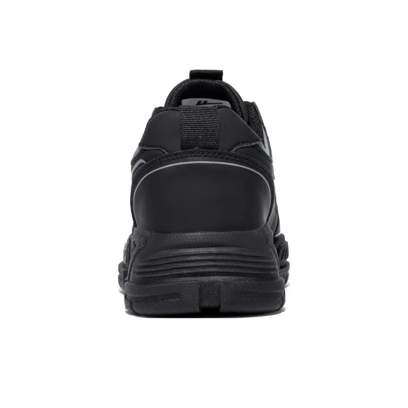 Warrior Work Boots Height Increasing Support Wear Resistant Lightweight Slip Resistant Low Top Casual Shoes Men's Black-3