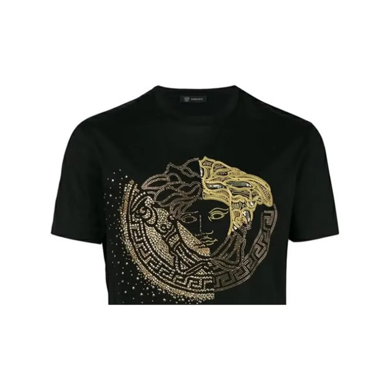 VERSACE SS23 T Shirt Men's Black-4