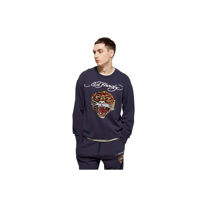 Ed Hardy Polo Shirts Men Midnight Blue E1OWM064-3