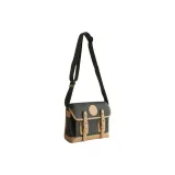 SHANSHUIJI Cow Leather Shoulder Bag Medium Size Women's Swordgrass Green/Ice Sea Blue/Stone Rock Black/Maize Brown
