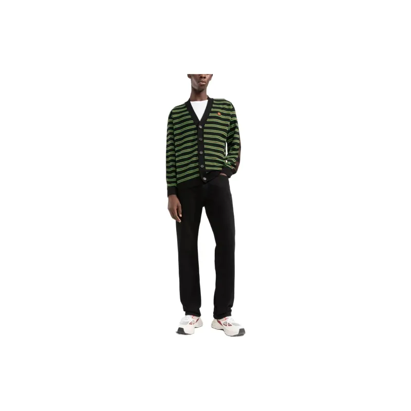 KENZO Long Sleeved Striped Cardigan-1