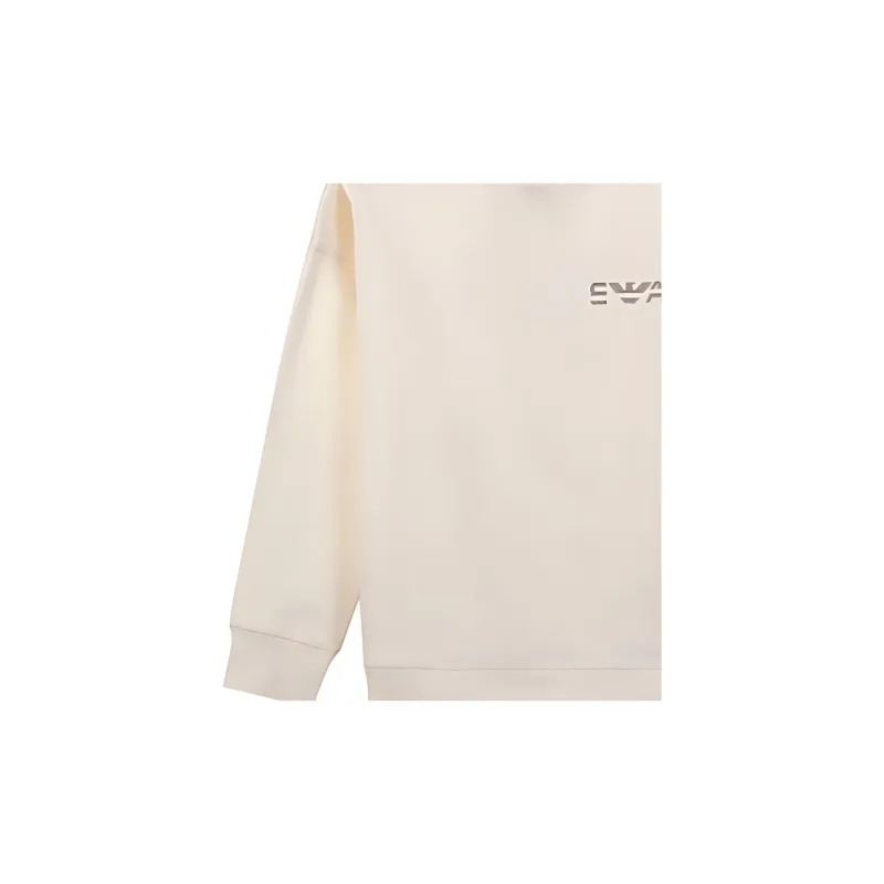 EMPORIO ARMANI EA Sweatshirts Men Vanilla White-4