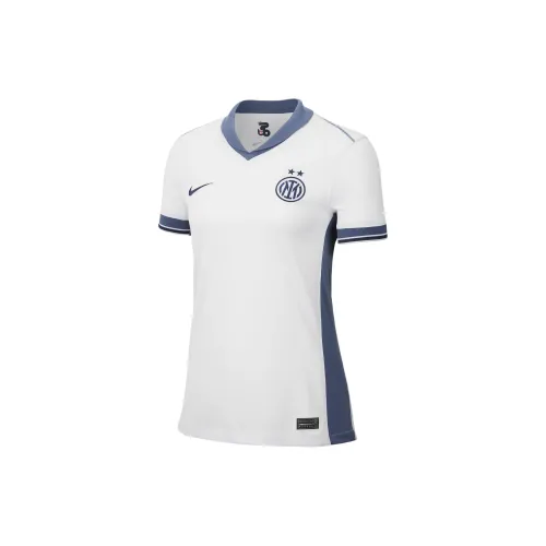 Nike Inter Milan Soccer Jerseys Women's Peak White