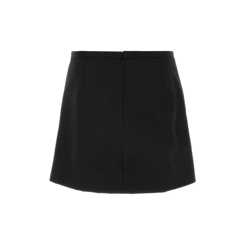 VERSACE Zip Up Mini Skirt-1