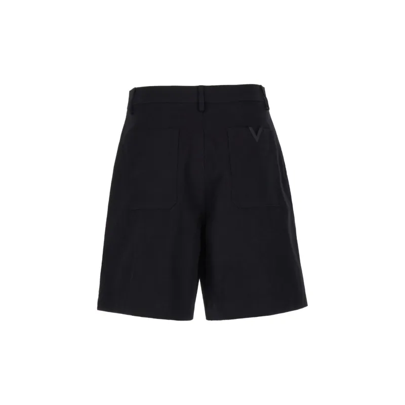 Valentino Casual Shorts Men's Dark Blue-1