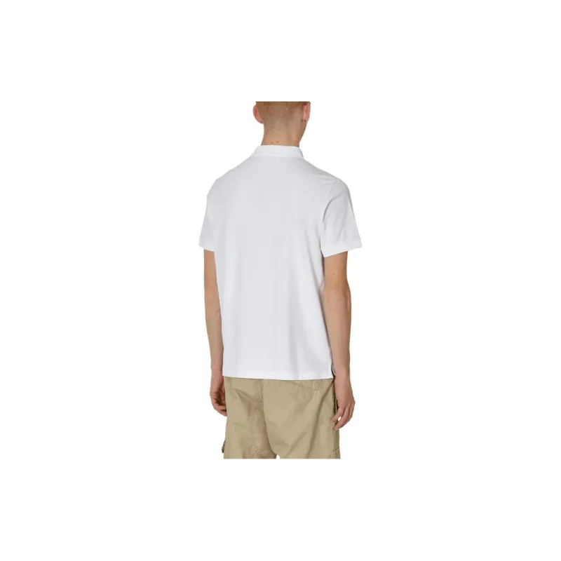 STONE ISLAND Piqué Cotton Polo Shirt-3