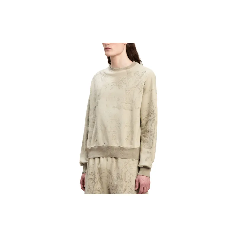 PALM ANGELS Pencil All Over Crew Sweatshirt-3