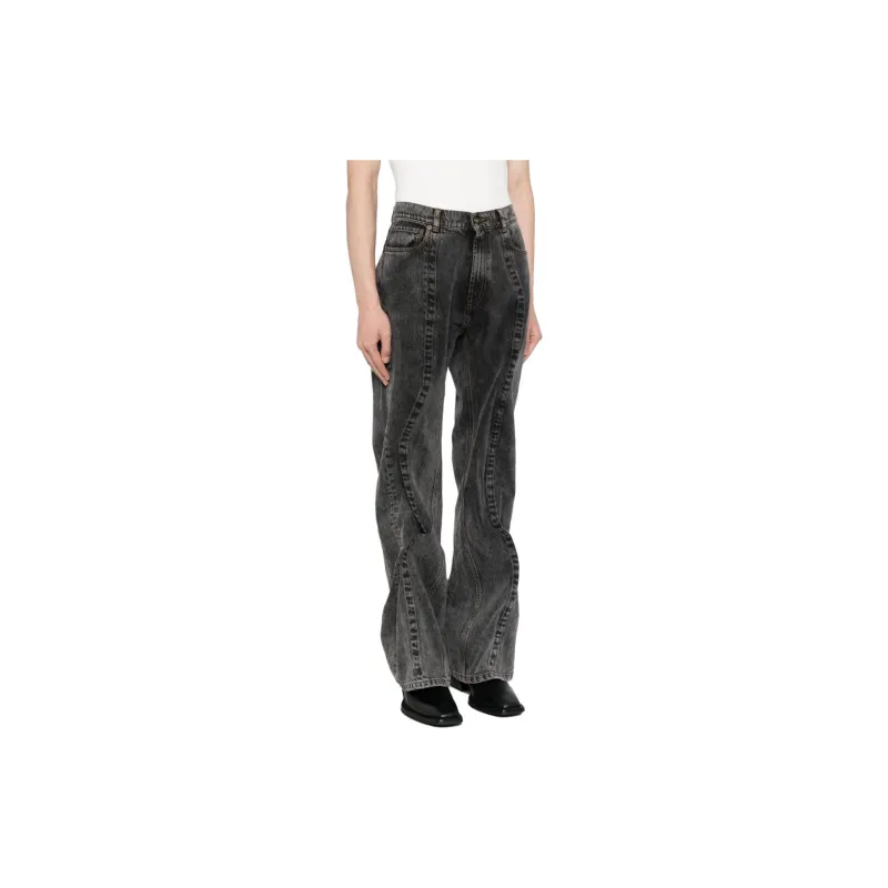 Y/Project Jeans Men Black-3