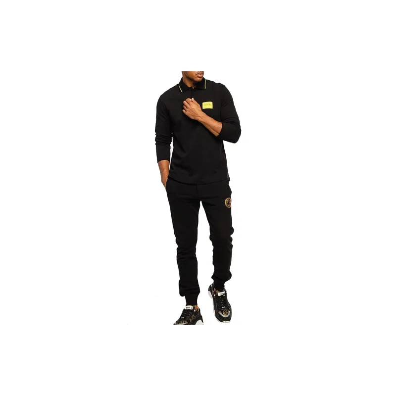 VERSACE JEANS COUTURE Polo Shirts Men Black-5