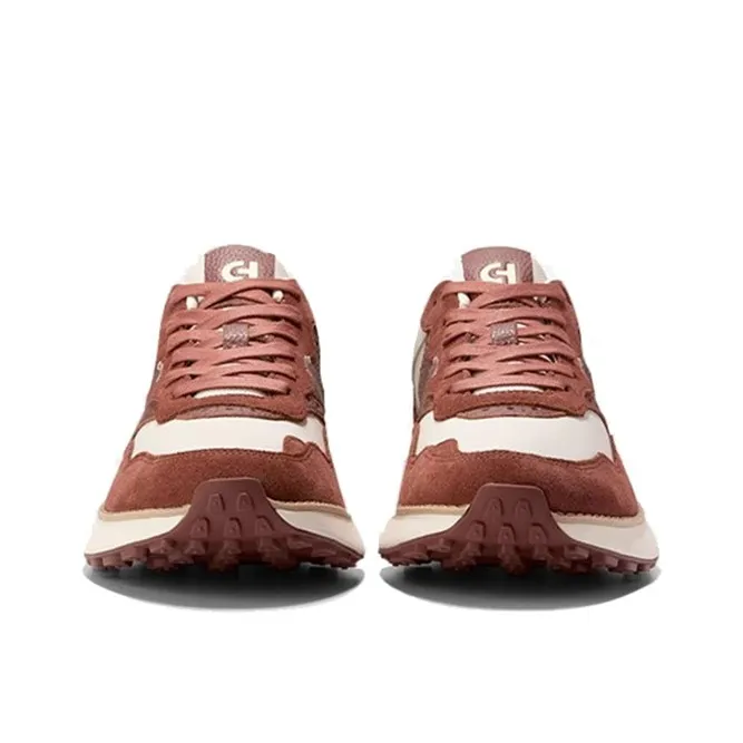 COLE HAAN Lightweight And Breathable Low Top Casual Shoes Men's Beige Pink-3