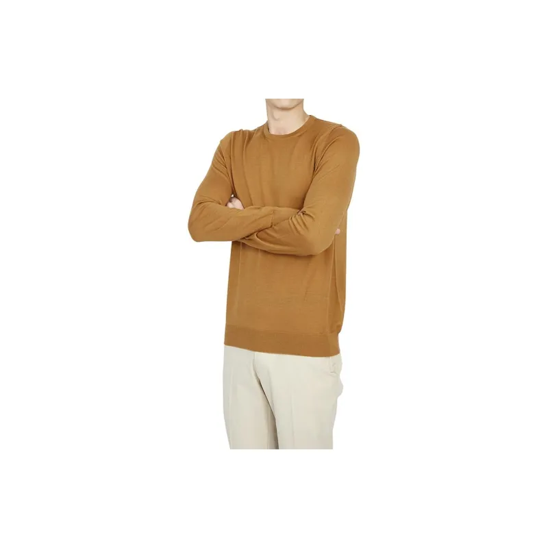 JOHNSTONS OF ELGIN Sweatshirt Men's Camel-4
