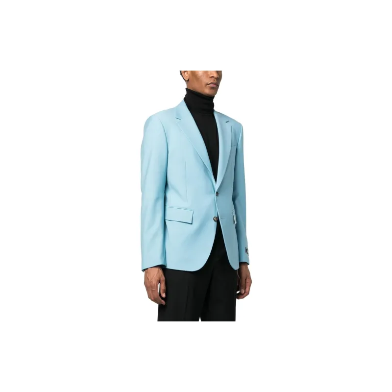 VERSACE Seashell Baroque Single breasted Blazer-4