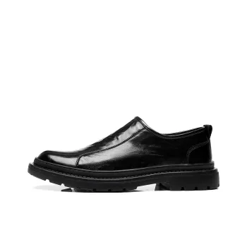 15 MINS Dress Shoes Men Low Top Black