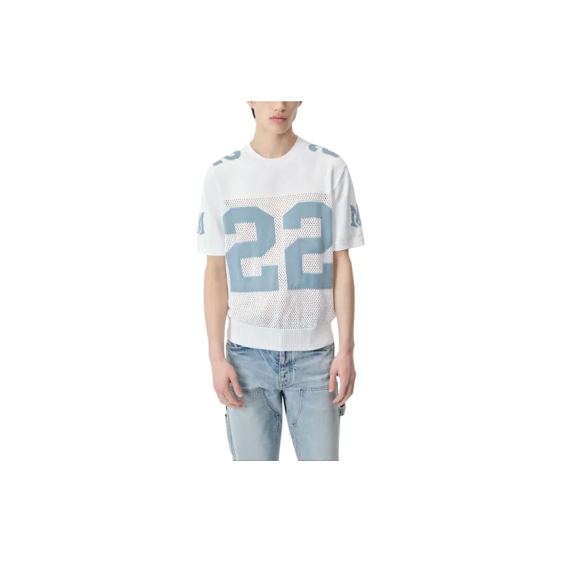 AMIRI T Shirt Men's White Sky Blue-1