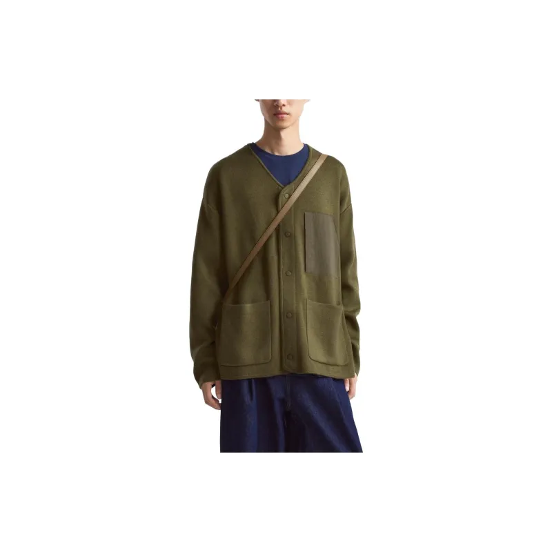 ZARA Sweaters Men Olive Green-2