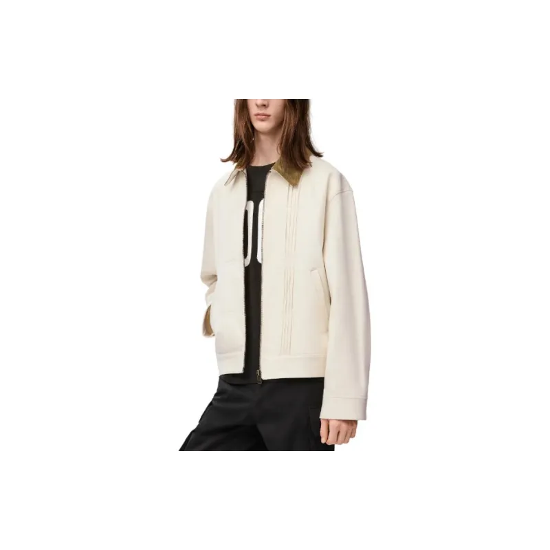 LOEWE FW24 Denim Jacket Men's Linen Original-1