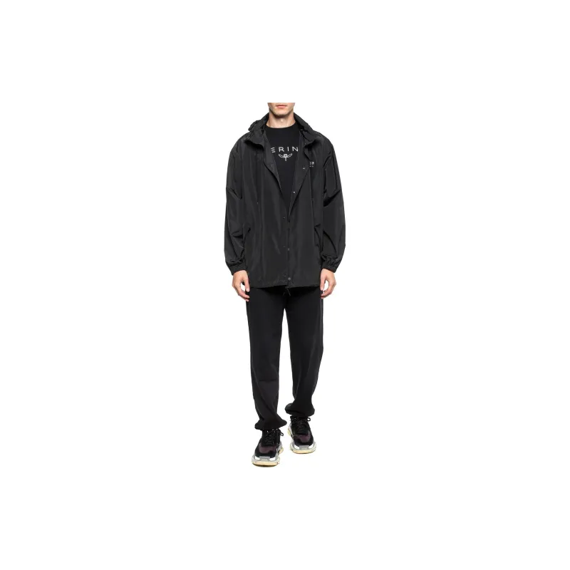 Balenciaga Casual Pants Regular Fit Men's Black-3