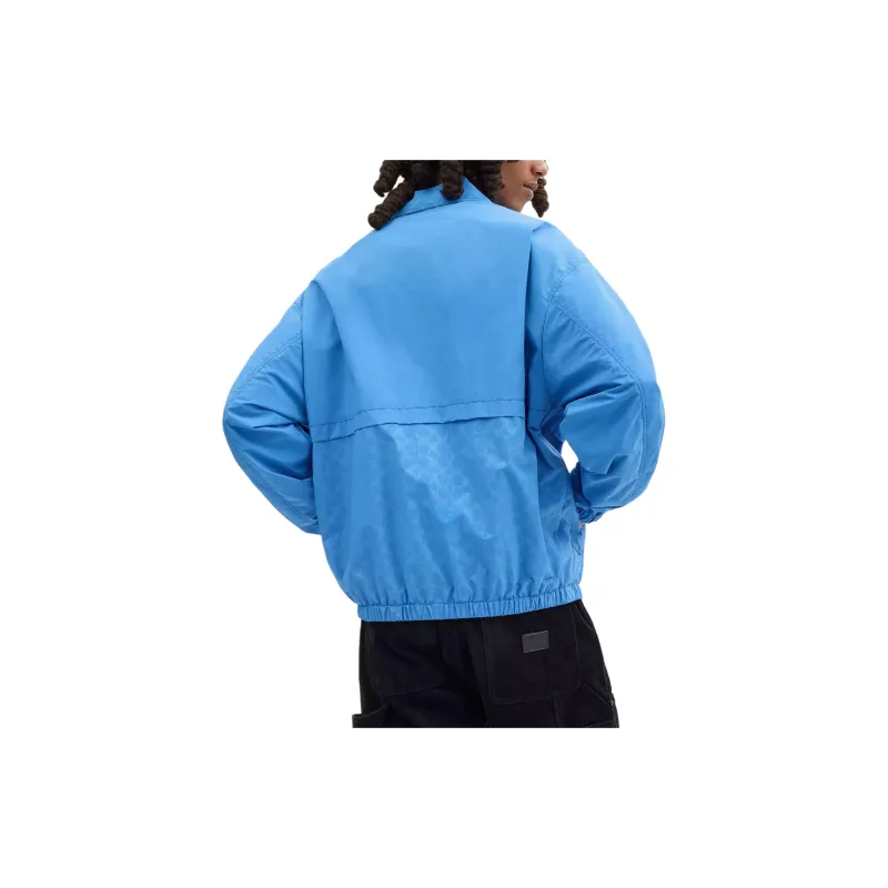 COACH Windbreaker Jackets Coats Men's Blue-2