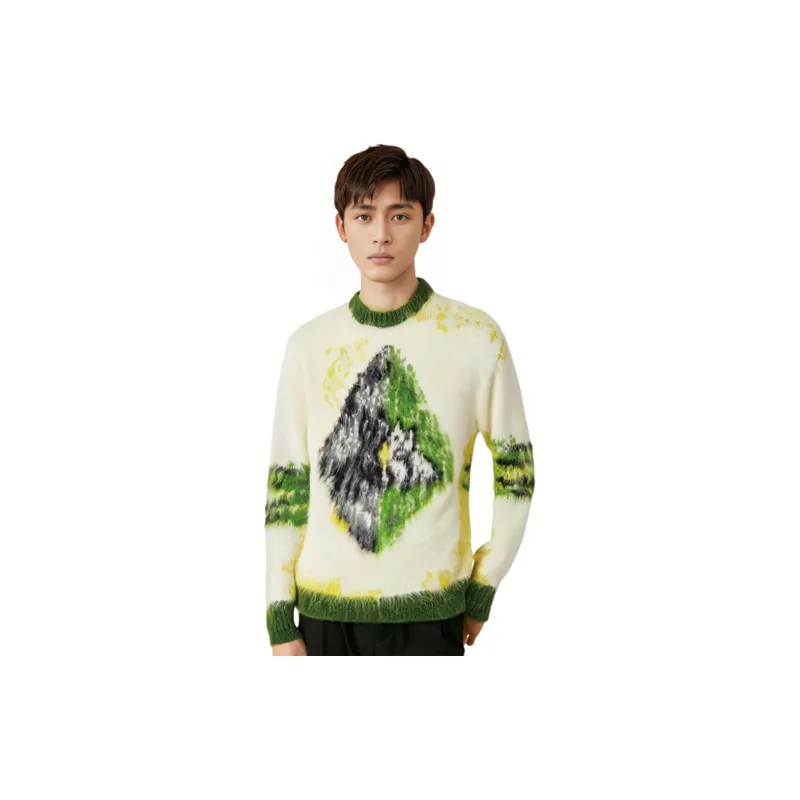 DIOR Quarterly New Products Sweaters Men Green-3